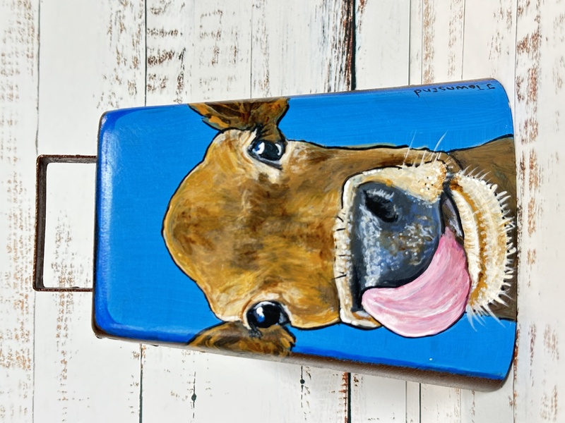 COWBELL 203 - handpainted cowbell