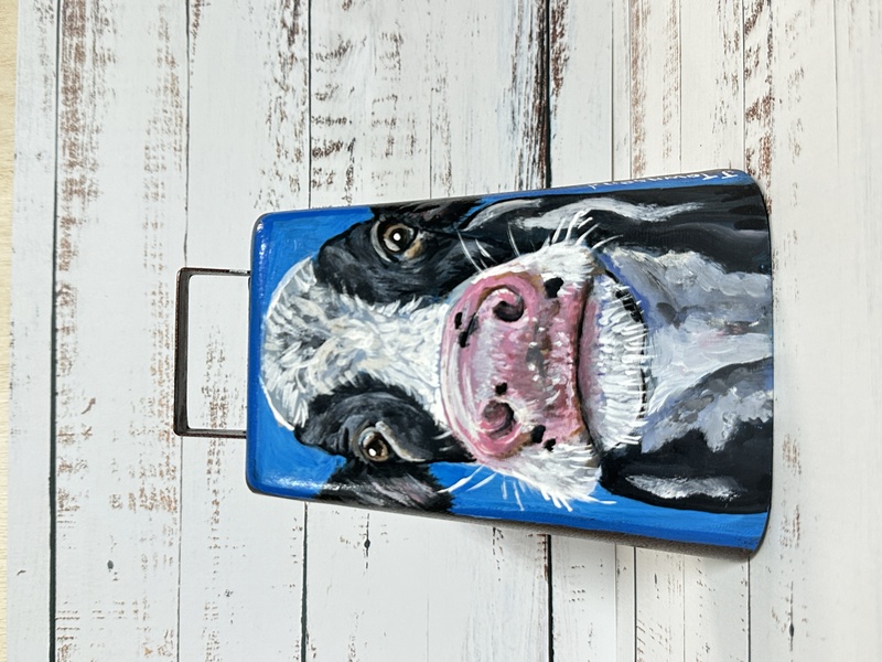 COWBELL 206 - handpainted cowbell